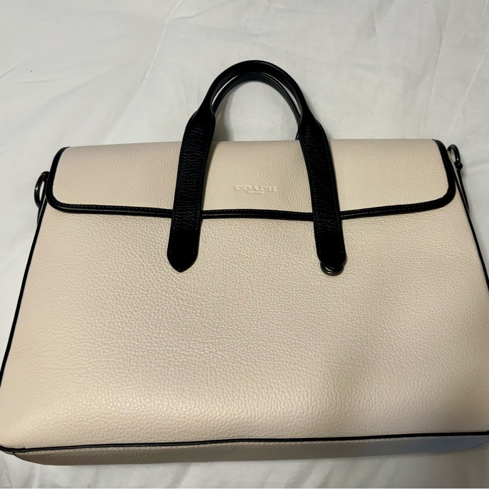 Coach Beige Sullivan Briefcase